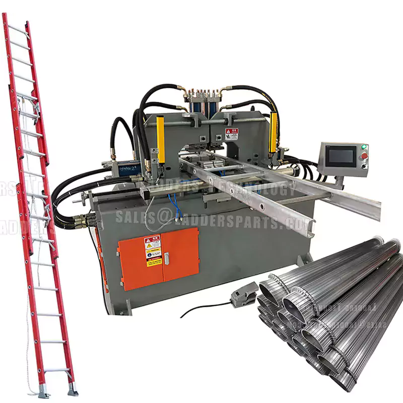 Ladder Crimping Machine For D Rungs Frp ,Aluminium Ladders