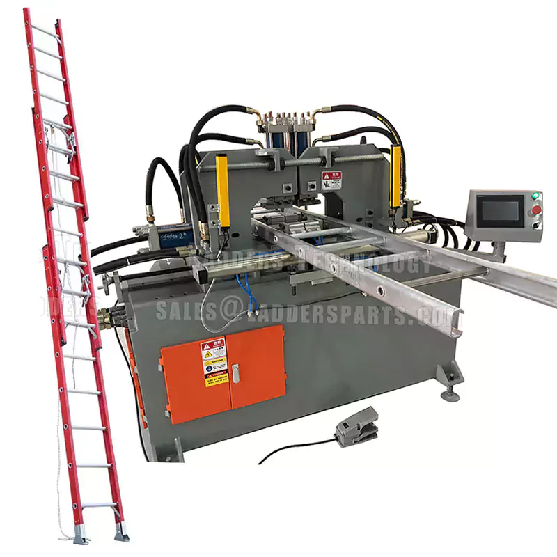 Ladder Crimping Machine For D Rungs Frp ,Aluminium Ladders Outside Riveting .Lad