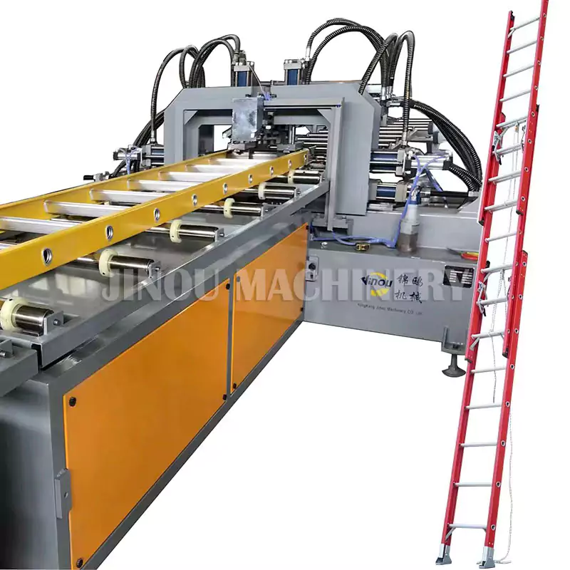 Automatic Ladder Riveting Machine For The D Rung Frp Ladder