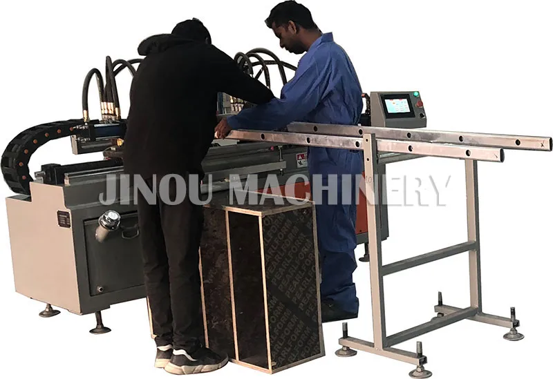 CNC Ladder Riveting Machine to Make the Inside of the Dual Purpose A Type Ladder